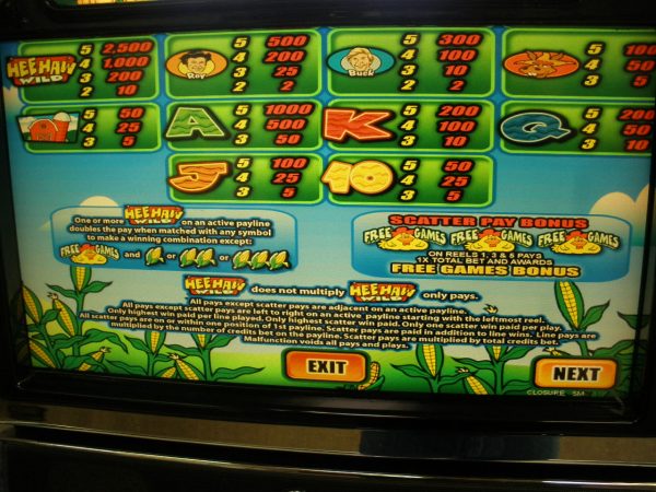 hee haw slots